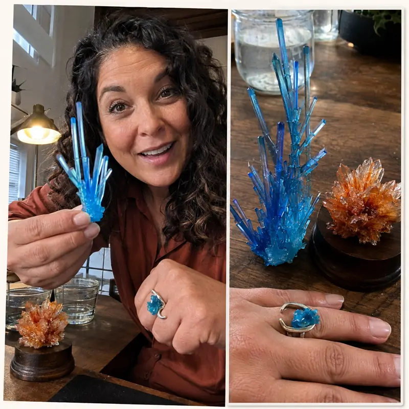 HUBUQ® CrystalGenesis — Premium komplet za ustvarjanje teksturiranih kristalov 💎