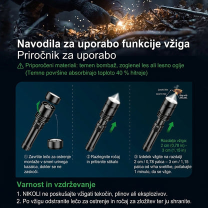 🔥 NAJBOLJŠA POSEBNA PONUDBA: 70 % POPUST + 🎁 2026 Super Bright Ultimate Tactical Survival Flashlight · VEČ KOT 2 MILIJONA PRODANIH · 80X SVETLEJŠA · 120 UR DELOVANJA · VOJAŠKA COB LED TEHNOLOGIJA
