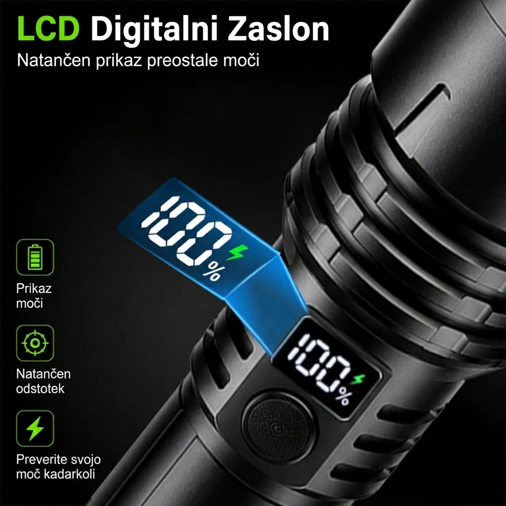 🔥 NAJBOLJŠA POSEBNA PONUDBA: 70 % POPUST + 🎁 2026 Super Bright Ultimate Tactical Survival Flashlight · VEČ KOT 2 MILIJONA PRODANIH · 80X SVETLEJŠA · 120 UR DELOVANJA · VOJAŠKA COB LED TEHNOLOGIJA