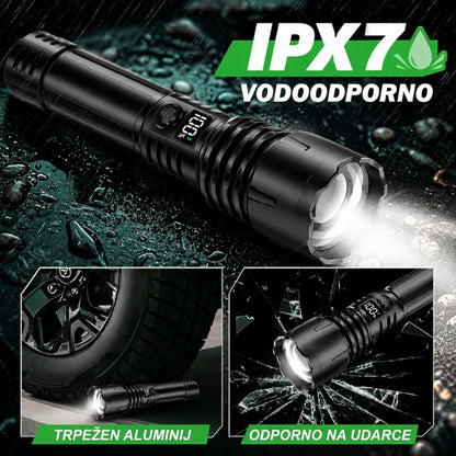 🔥 NAJBOLJŠA POSEBNA PONUDBA: 70 % POPUST + 🎁 2026 Super Bright Ultimate Tactical Survival Flashlight · VEČ KOT 2 MILIJONA PRODANIH · 80X SVETLEJŠA · 120 UR DELOVANJA · VOJAŠKA COB LED TEHNOLOGIJA
